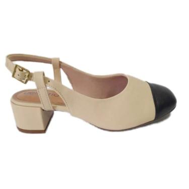 Imagem de Sapato Beira Rio Feminino - Cremepto