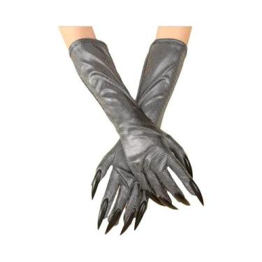 Imagem de Máscaras De Orelha De Gato Brilhantes Com Luvas Longas Para Mulheres, 