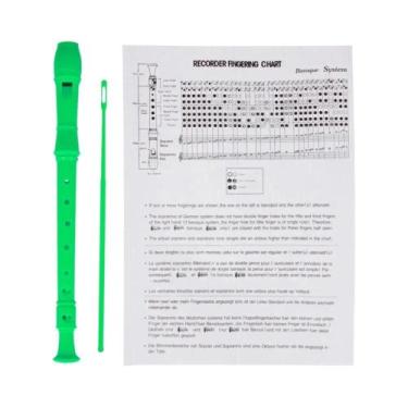 Imagem de Flauta Vertical Soprano Para Crianças Iniciantes Com 8 Furos Em ABS, I