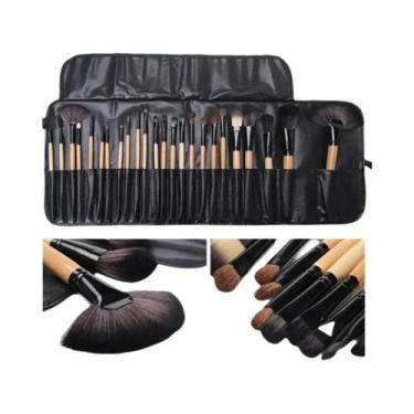 Imagem de Conjunto De Pincéis De Maquiagem Profissional, 24 Peças, Pó Para Sobra
