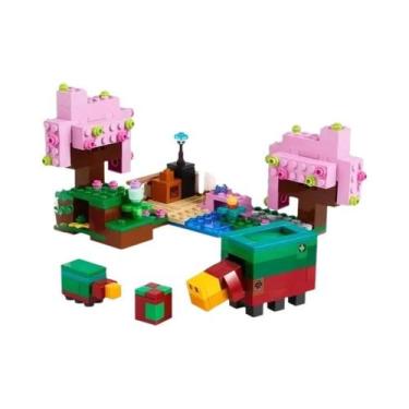 Imagem de Brinquedo Educacional De Tijolos Modelo Jardim De Flor De Cerejeira, P