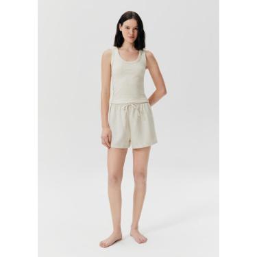 Imagem de Regata Avulsa Em Ribana Com Linho Hering-Feminino