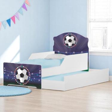 Imagem de Bicama Mini Snap Futebol Bandeiras com Colchões