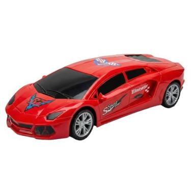 Imagem de Carrinho De Brinquedo Radical Com Sons Luz E Gira 360 Abre Portas E Po