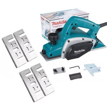 Imagem de Plaina Elétrica Profissional Makita M1902b 580w + 02 jogos de facas 82