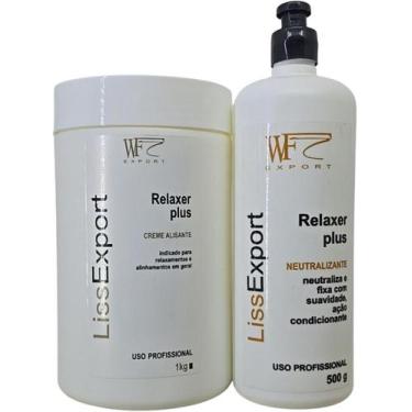 Imagem de Kit Alisante Relaxer Plus Suave 1 kg - Neutralizante 500ml Wf - WF Exp