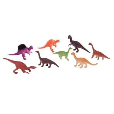 Imagem de Kit dinossauros aventura jurassica park 8pcs 7613 well kids, Unica