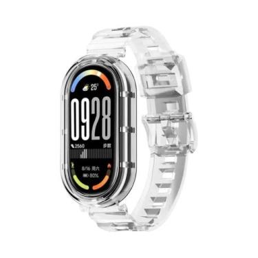 Imagem de Pulseira Esportiva Transparente De TPU Para Mi Band 10/9/8, Pulseira M
