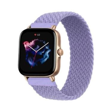 Imagem de Pulseira De Relógio Elástica Trançada De 20mm 22mm Para Amazfit GTS 2 