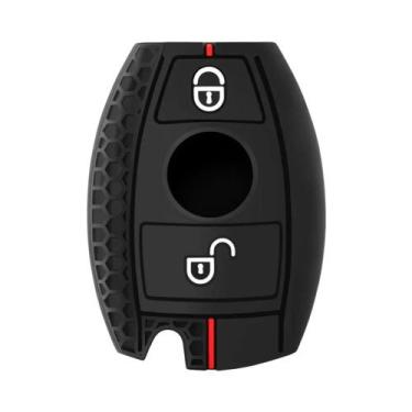 Imagem de Capa De Silicone Para Chave De Carro Mercedes Benz Para Os Modelos A, 