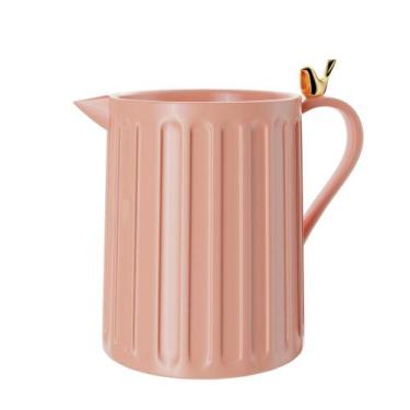 Imagem de Leiteira Wolff Colibri de Cerâmica Rosa 180ml