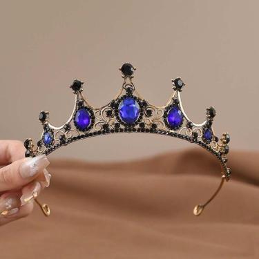 Imagem de Coroa Tiara Noiva Enfeite Casamento Strass Festas Luxo Color - - anjo 