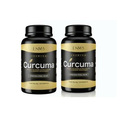 Imagem de Kit 2X Curcum Longa 550mg. 120 Cáps. - ENMA
