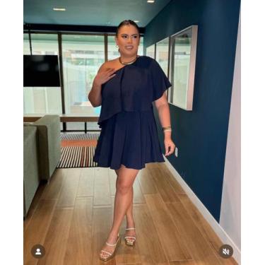 Imagem de Vestido Plus Size Tamanho Unico Babado Mula Manca Lançamento - NoBrand