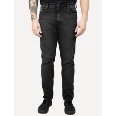 Imagem de Calça Tommy Jeans Masculina Dad Regular Tapered Preta-Masculino