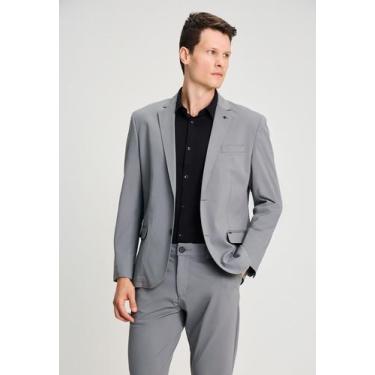 Imagem de Blazer docthos slim malha sorona, 008 chumbo, 50