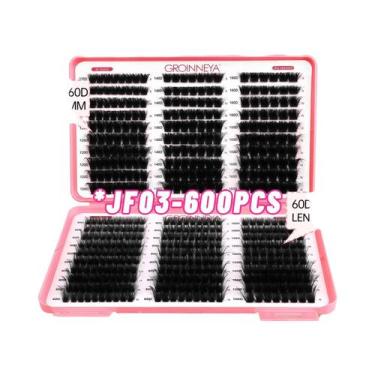 Imagem de Cílios Postiços GROINNEYA: Extensão Em Cachos DIY Com Volume Fluffy Ef