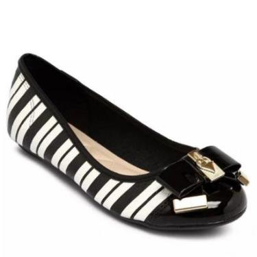 Imagem de Sapatilha Molekinha Napa Listra - Preta  - 31-Feminino