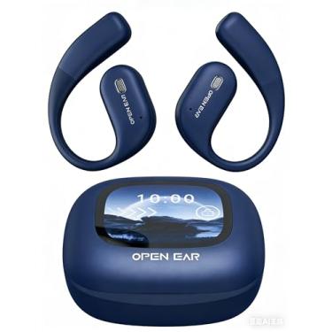 Imagem de Fone de Ouvido Bluetooth com Microfone e Cancelamento de Ruído Ativo, Fone de Ouvido Sem Fio OWS de Reprodução Melhor Escolhapara a orelha pequena correndo ciclismo dirigindo AC310 -Roxo