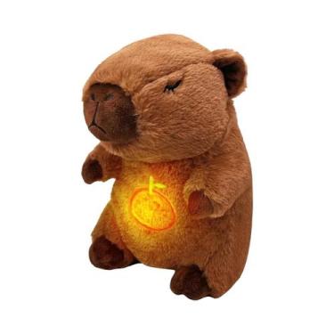 Imagem de Brinquedo De Pelúcia Capivara Para Crianças, Companheiro De Sono Com S