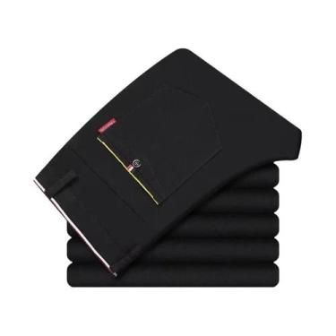 Imagem de Calças Masculinas Slim Fit - 6 Cores - Estilo Coreano e Casual para Tr