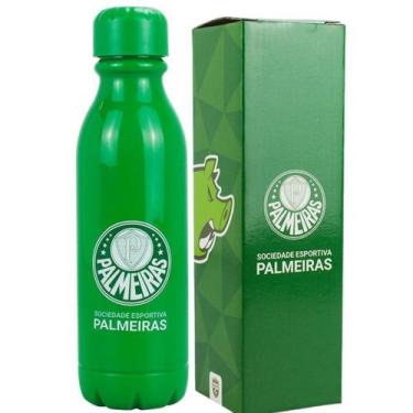 Imagem de Garrafa Plástico Tampa Rosqueável 600ml - Palmeiras - Mileno