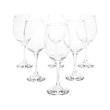 Imagem de Jogo De Tacas Vinho Agua Nadir Barone 385ml - 6 Unidades, Transparente