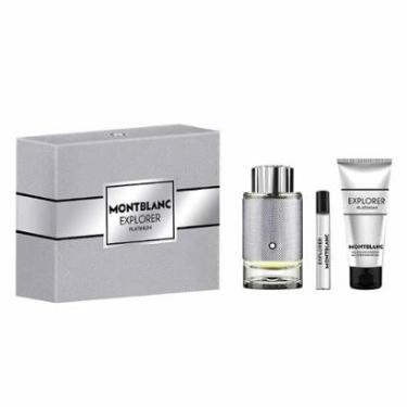 Imagem de Coffret Montblanc Kit - Perfume Explorer Platinum EDP + Gel Douche + Travel Size Kit-Masculino