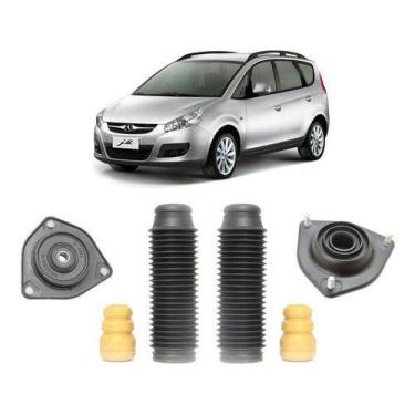 Imagem de Kit Coxim Batente Dianteiro Jac J6 2011 2012 2013 2014 2015 - QualyKit