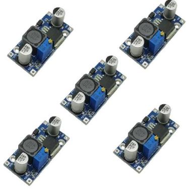 Imagem de Kit 5 Regulador Conversor Tensão LM2596 Step Down Buck 3A - ATMX