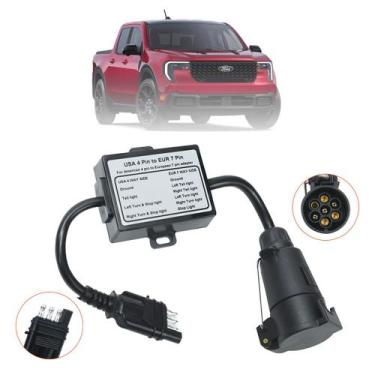 Imagem de Adaptador Tomada Engate Reboque Novo Ford Maverick 2022 A 2026 7 Polos