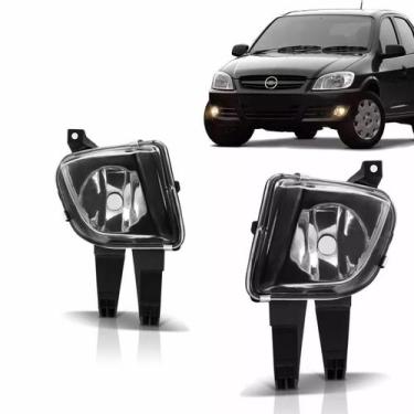 Imagem de Par Farol De Milha Prisma 2007 2008 2009 2010 2011 2012 - Universo Car
