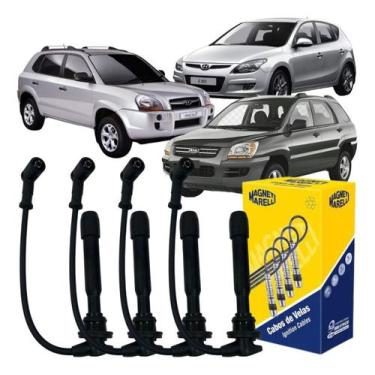 Imagem de Kit Cabo Vela Ignição Tucson I30 Sportage 2.0 - MAGNETI MARELLI