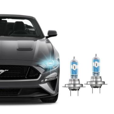 Imagem de Lampada Halógena Super Branca Encaixe H7 55W 3900K 12V Osram Night Bre