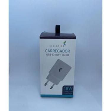 Imagem de Carregador usb-c 18w +qc3.0 - CELLUTION