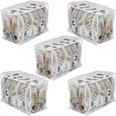 Imagem de Kit 5 Colmeia Organizadora Sapatos Vertical Tenis Toalha Banho Bolsa B
