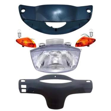 Imagem de Carenagem Farol, Capa, Pisca, Bloco Biz 100 98 Á 99 Azul Ks - DNSA