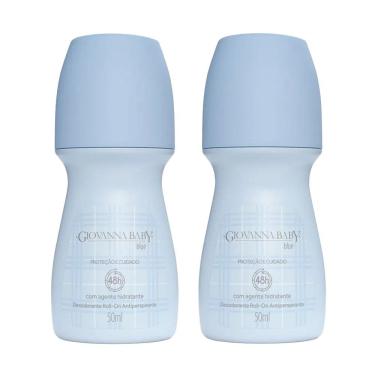 Imagem de Desodorante Giovanna Baby Roll-On Blueberry 2x50ml - Embalagem com 2 Unidades