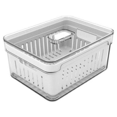 Imagem de Organizador de Geladeira 2,2 Litros com Cesto Clear Fresh Ou, 1