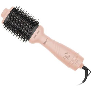 Imagem de Escova de Cabelo Alisadora Secadora Brilho Rose 1300W BIV - Multi