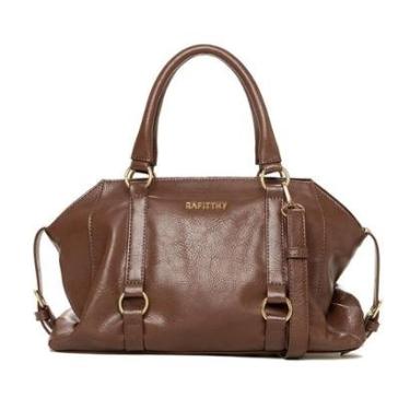 Imagem de Bolsa Feminina Rafitthy Tiracolo Pequena Burnished Marrom-Feminino