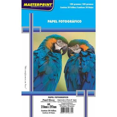 Imagem de Papel Fotografico Inkjet A4 Glossy 180g Masterprint Pct.com 20