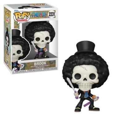 Imagem de Boneco Funko Pop! One Piece - Brook com Espadas - Candide