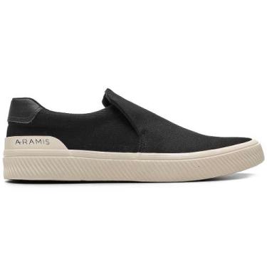 Imagem de Tênis Aramis Daily Slip Canvas Preto Masculino, 42