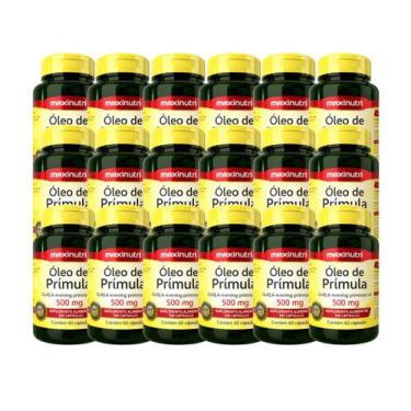 Imagem de Kit 18 Óleo de Prímula 500mg 60 Cápsulas Maxinutri