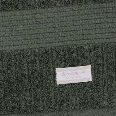 Imagem de Toalha De Banho Felpuda Linha Fio Penteado Canelado BUDDEMEYER, Verde 