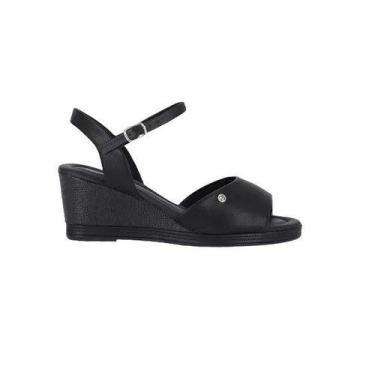 Imagem de Sandália Anabela Piccadilly, Preto, 35