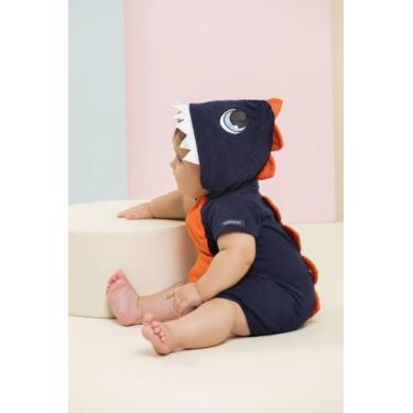 Imagem de Macacão bebê infantil kigurumi verão - Panda - Elefante - Lessa Kids, 