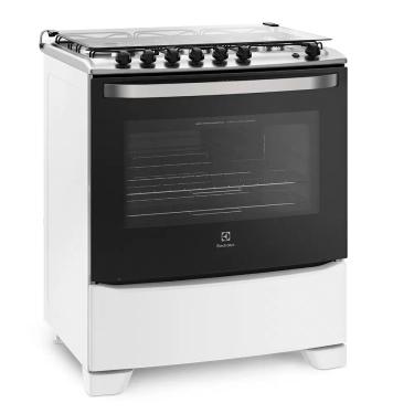 Imagem de Fogão Electrolux 6 Bocas Automático Com Porta Full Glass e Vidro Interno Removível Bran...