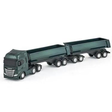 Imagem de Caminhão Rodotrem Basculante S-Way Iveco 830 Verde - Usual